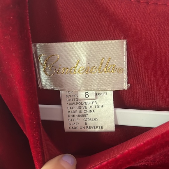 Red and White Floral Dress - Picture 5 of 6